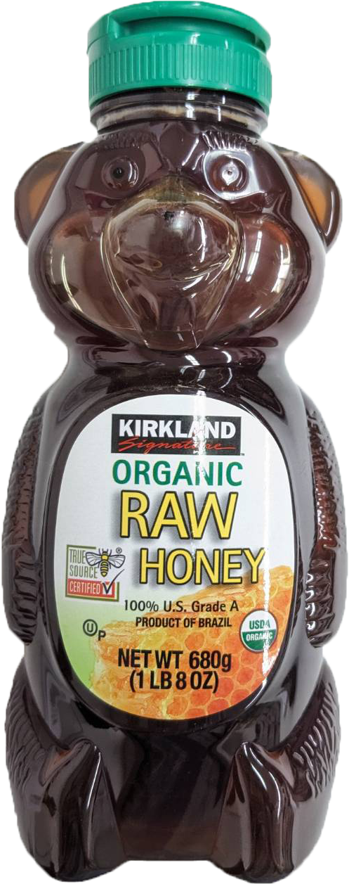 カークランド オーガニック RAW HONEY BEAR 有機はちみつ 680g 1本 コストコ【costco KIRKLAND Signature】